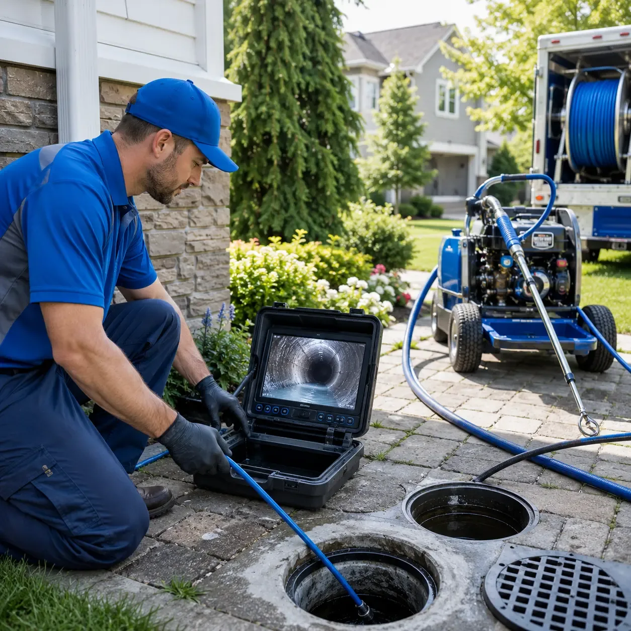 Outdoor drain cleaning professionals serving Elwood, IL